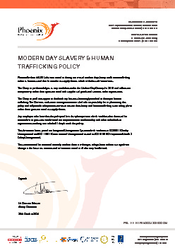 MODERN DAY SLAVERY & HUMAN TRAFFICKING POLICY